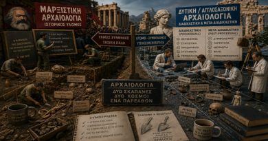 Οι Δύο Σχολές της Αρχαιολογίας: Μια Κριτική Ανάγνωση του Ιστορικού Υλισμού έναντι του Δυτικού Ιδεαλισμού